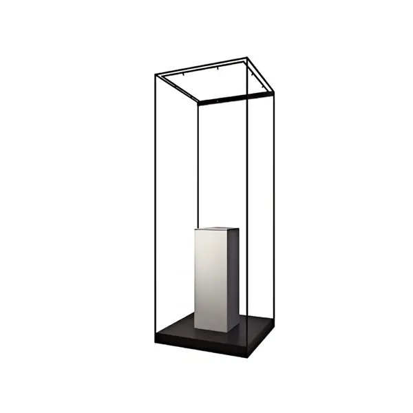 F210 Low-Base 5-Side Free-Standing Display Case