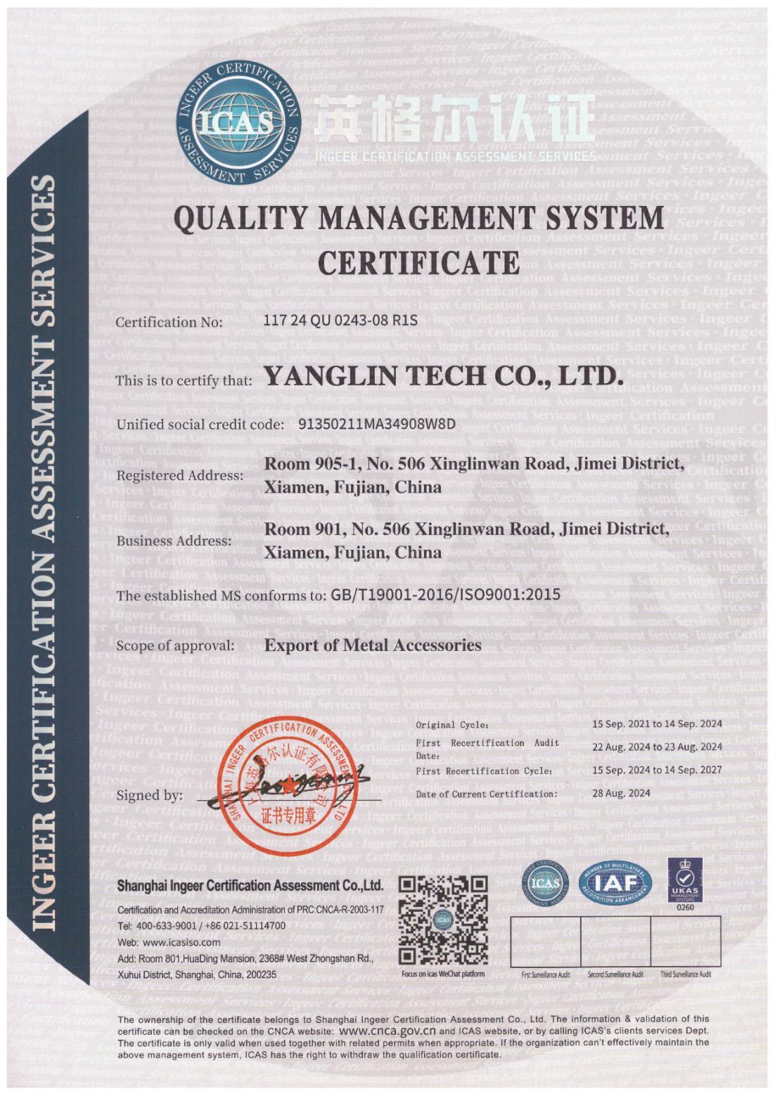 ISO 9001:2015 ISO 9001:2015