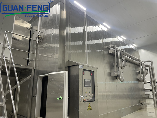 The development space of quick freezing machine