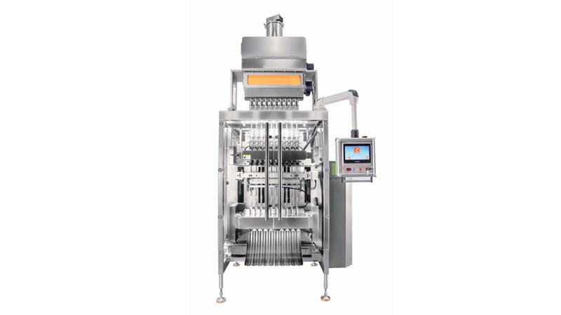 Multi-row strip packaging machine