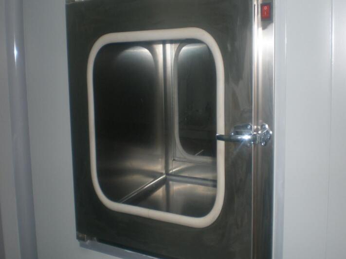 Stainless steel transfer window