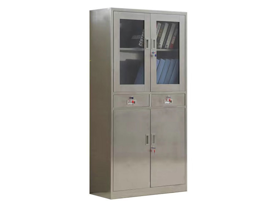 Stainless steel file cabinet