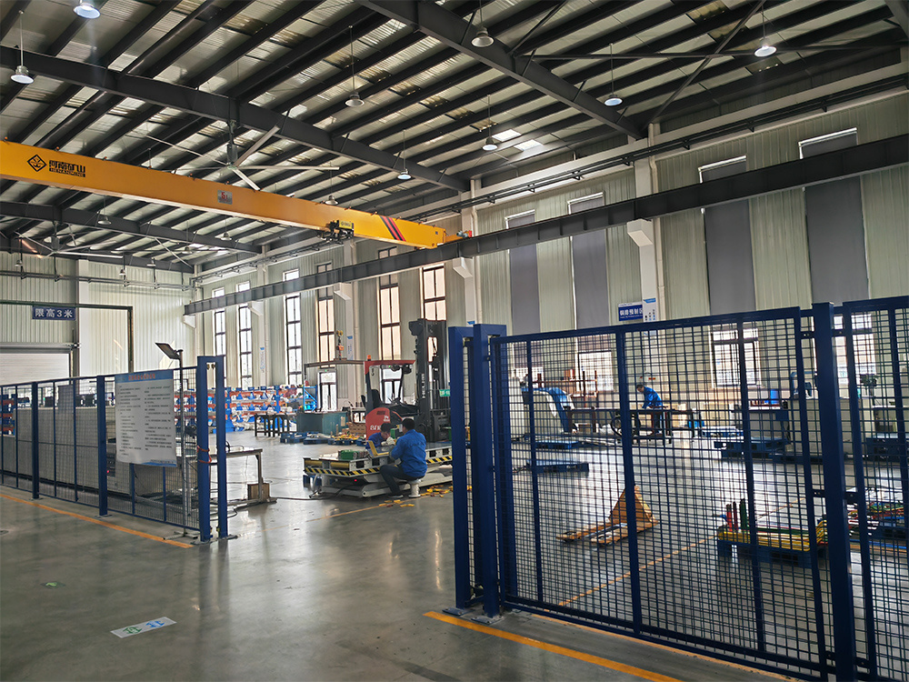 Copper bar prefabrication area Copper bar prefabrication area