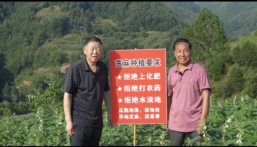 張學堂本人與當地基地負責人 張學堂本人與當地基地負責人