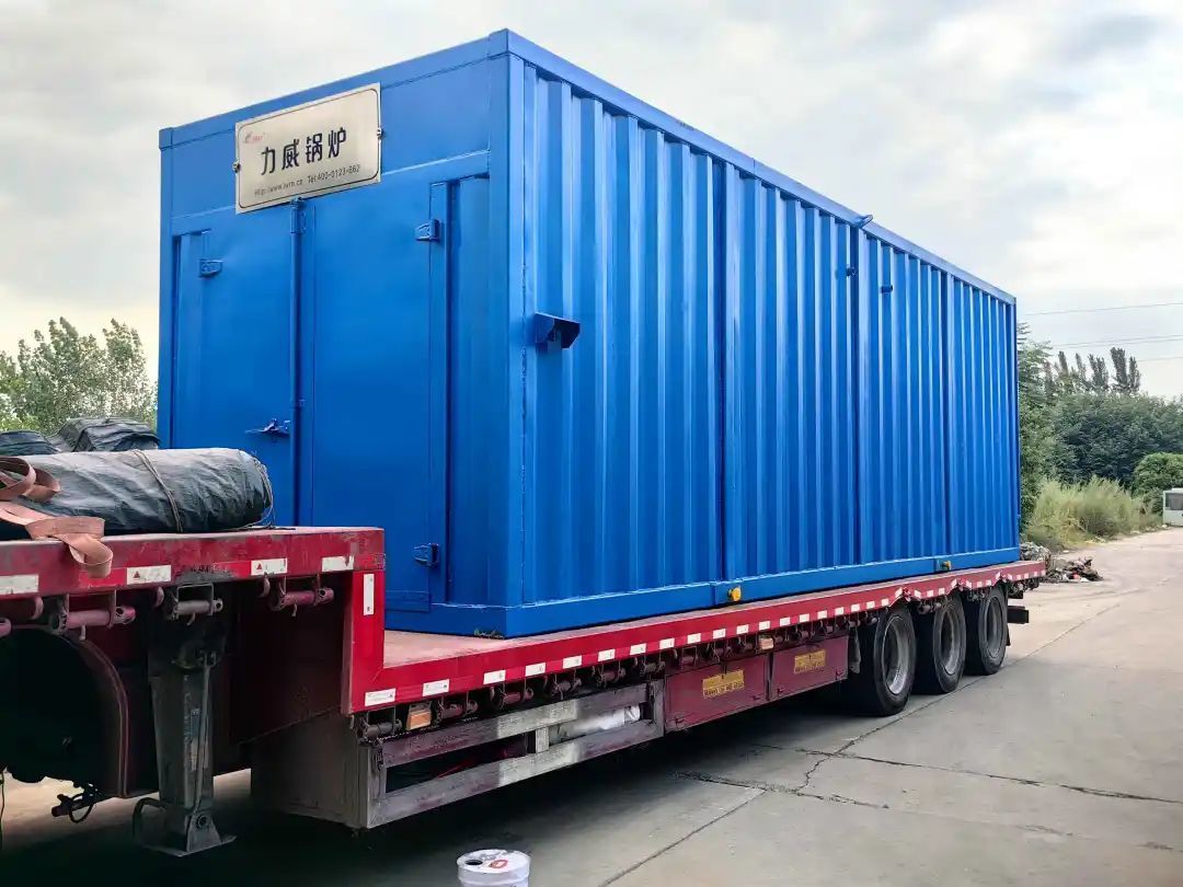 Container steam boilers