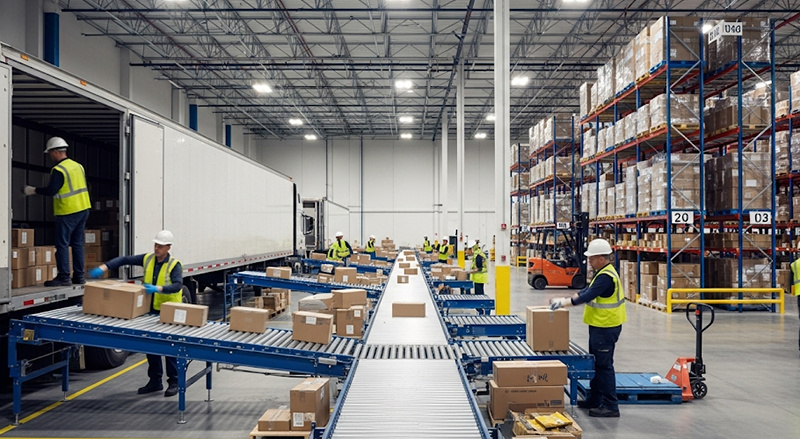Inbound receiving and storage