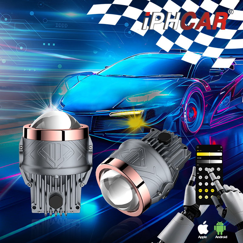 IPHCAR M6280 APP Bluetooth Fog Light Smart Controlled Fog Lamp