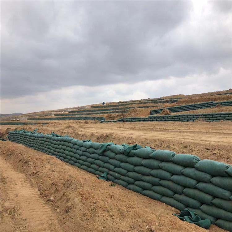 Non Woven Polypropylene Sand Soil Earth Geobag for Vegetated Retaining Wall