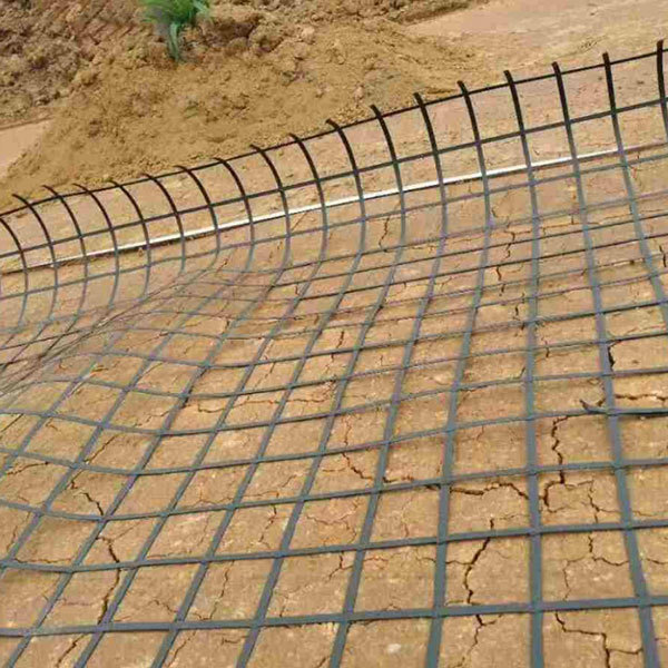 Steel Plastic Composite Geogrid Slope protection Reinforcement