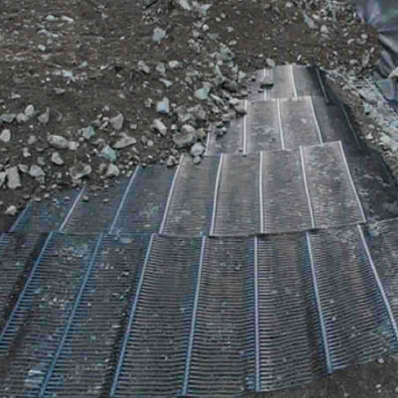 Uniaxial geogrid PP HDPE one-way geogrid for retaining wall
