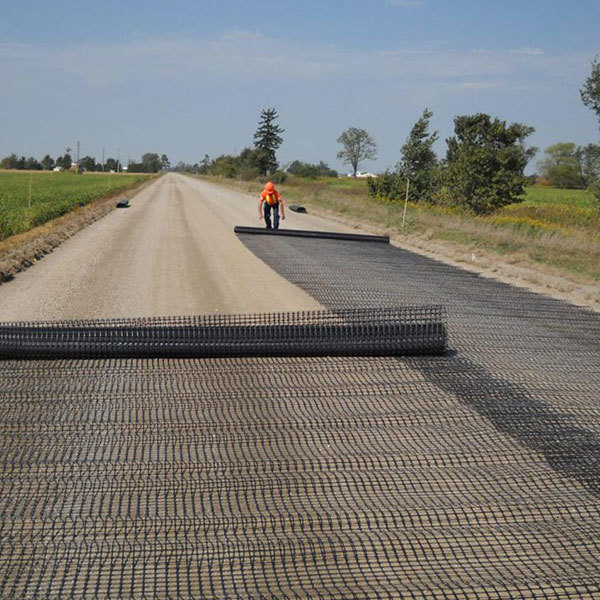 High Strength PE PP Uniaxial Plastic Geogrid Used