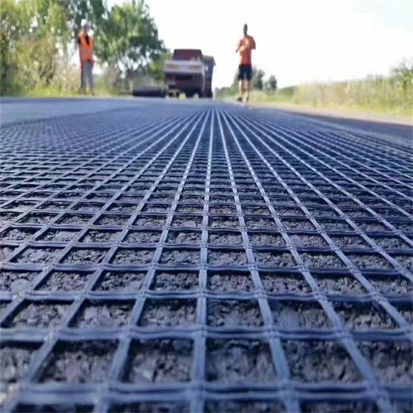 Composite Geogeid Polyester Geogrid Steel-Plastic Geogrid