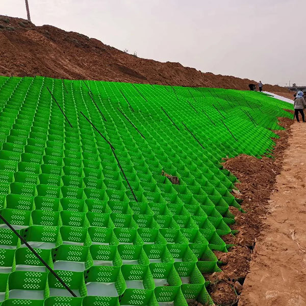 HDPE Geocell Gravel Grid 50mm ASTM Standard Textured Smooth Surface Plastic Geocel
