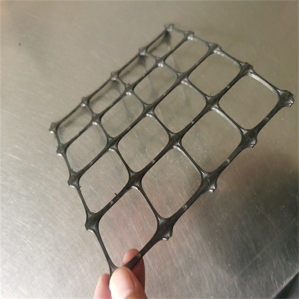 Plastic PP Geogrid biaxial geogrid for road railway Construction reinforcement