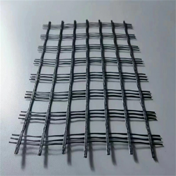 Basalt Fiber Mesh Geogrid For Road And Bridge Pavement 100kn fiberglass geogrid