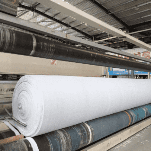 Polyester (PET) staple fibre nonwoven geotextile Used for Road Reinforcement