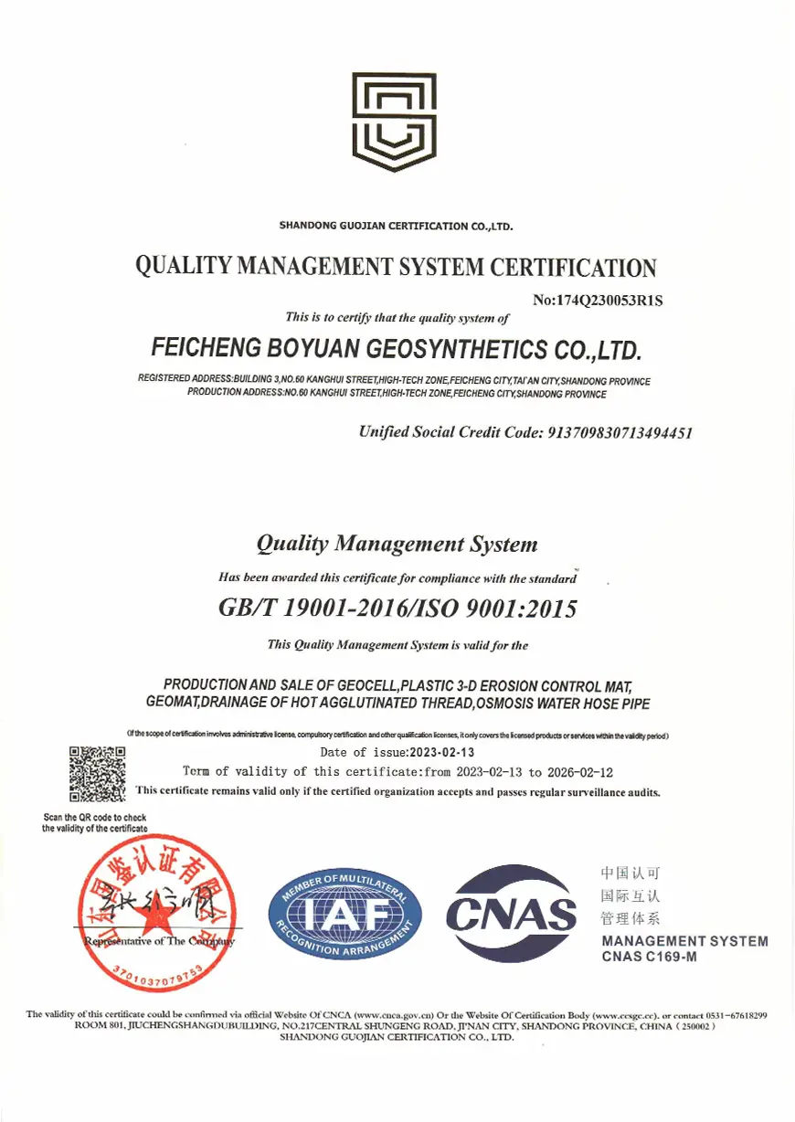 QUALITY MANAGEMENT SYSTEM CERTIFICATION QUALITY MANAGEMENT SYSTEM CERTIFICATION