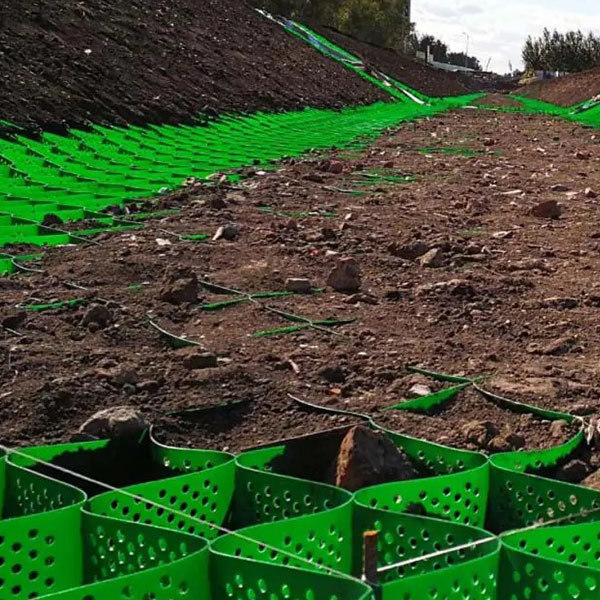 Application of geocells in river bank and river canal projects
