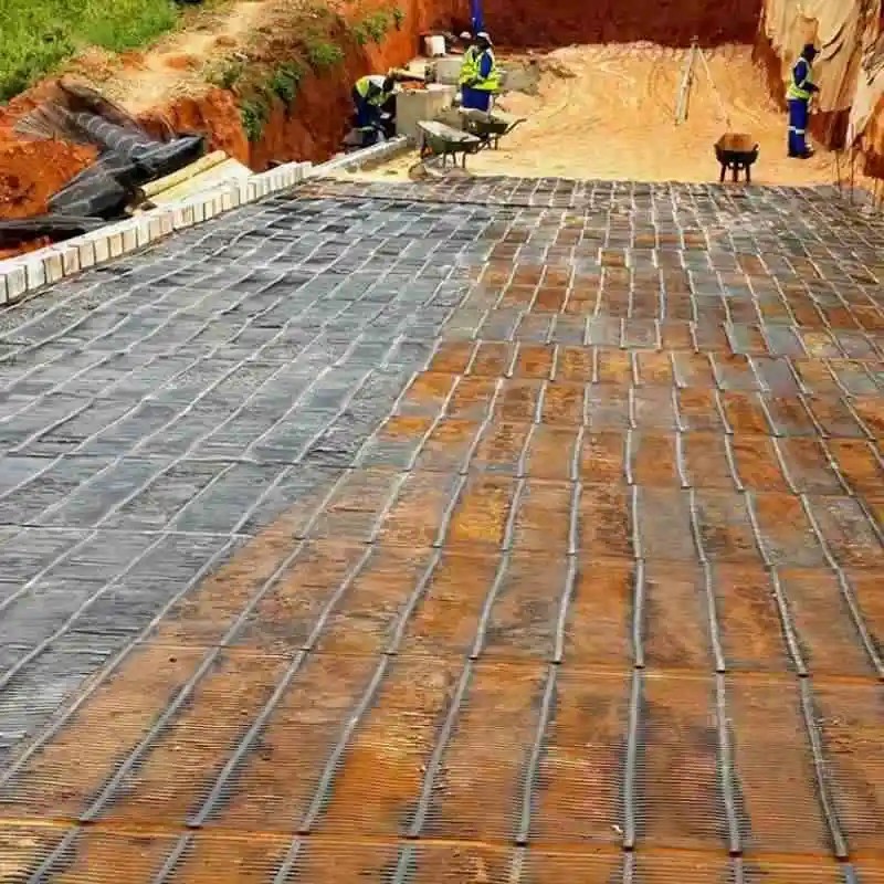 50-260 kN/m highway slope protecting projects retaining wall dam reinforcement PP/HDPE Plastic Uniaxial Geogrid