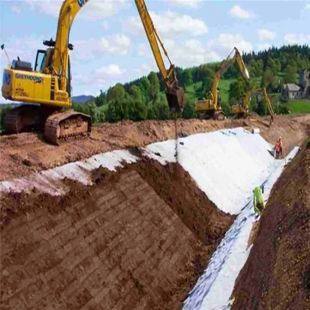 Polyester Filament Geotextile Pond Liner Highway Maintenance