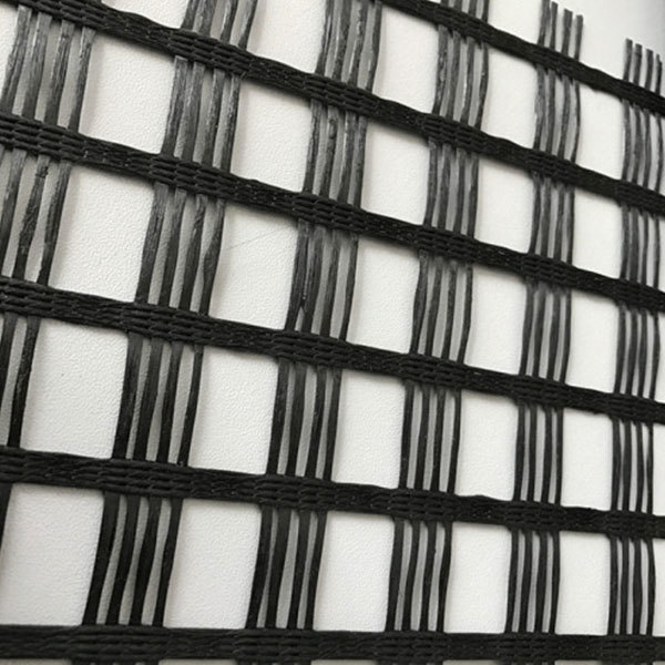 Fiberglass Geogrid Composite with non-woven geotextile