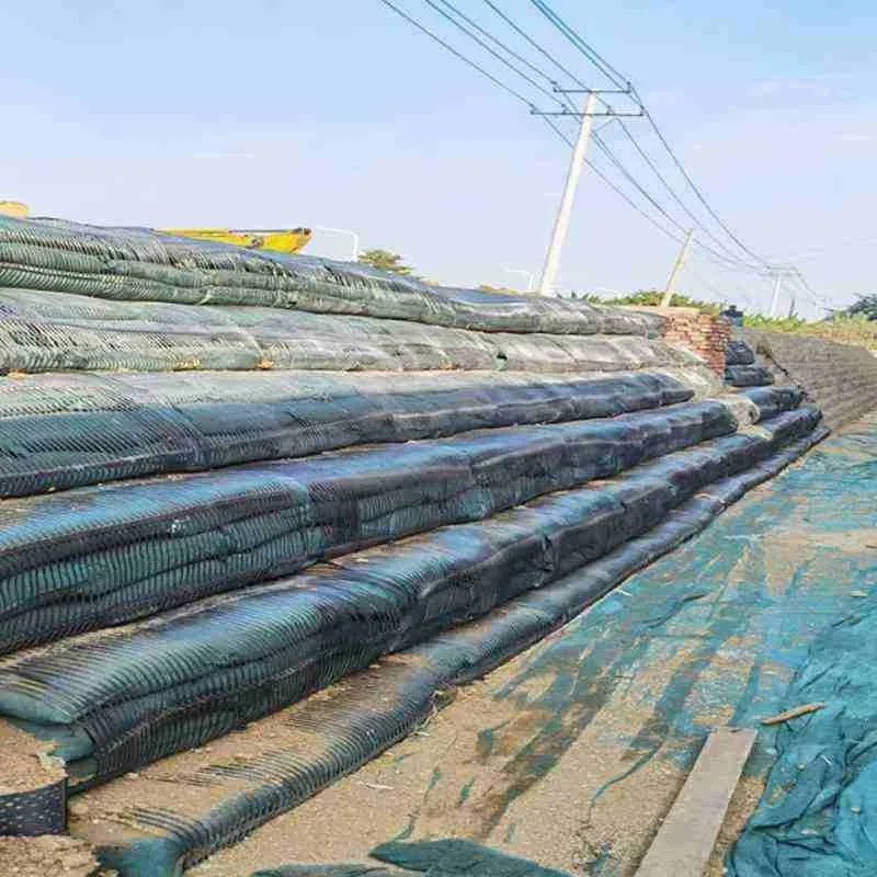 Retaining Wall Slope Protection Roadbed Reinforcement Pavement Uni-Direction HDPE Uniaxial Geogrid 60kn
