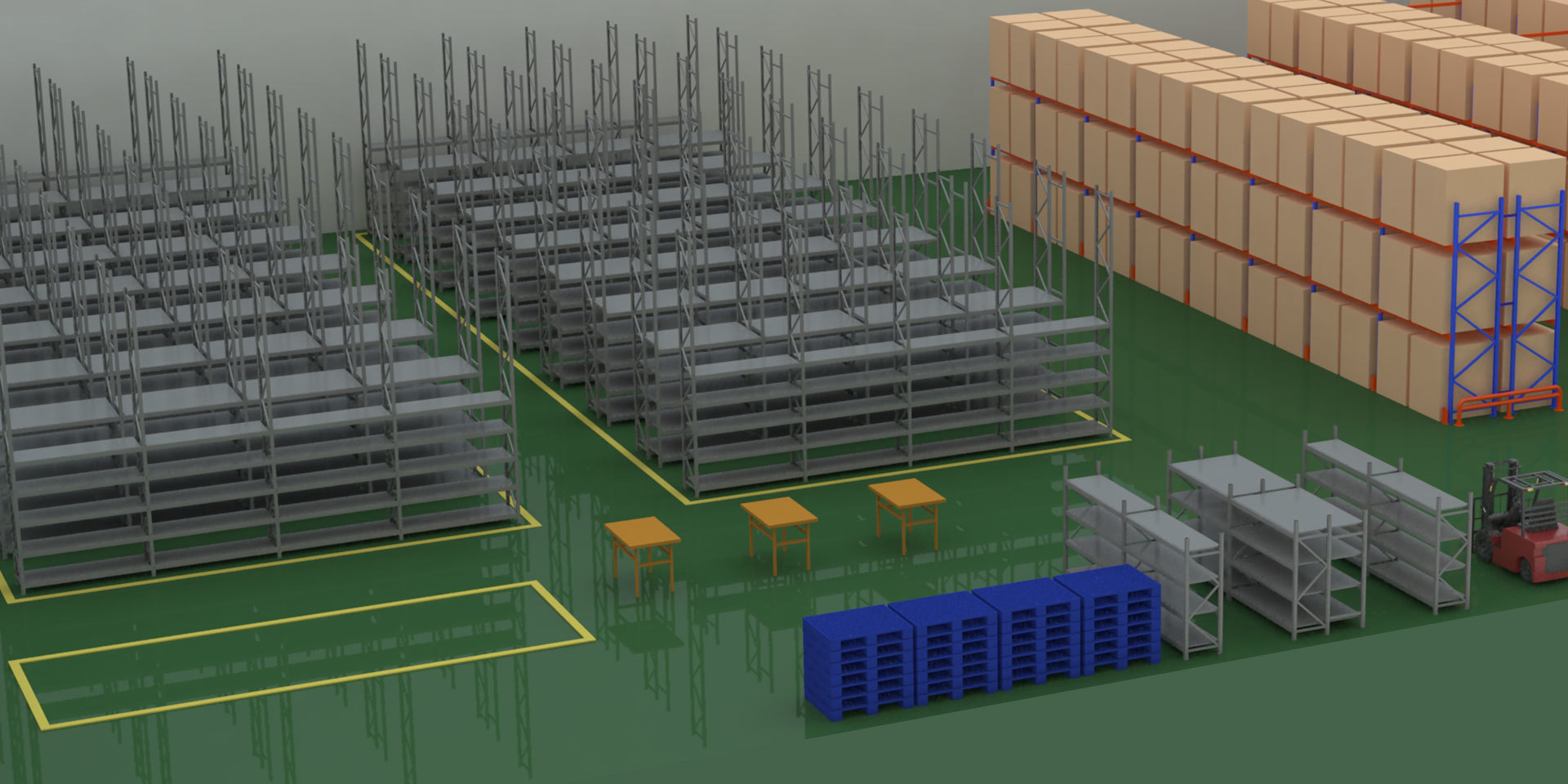 Long span shelving Long span shelving