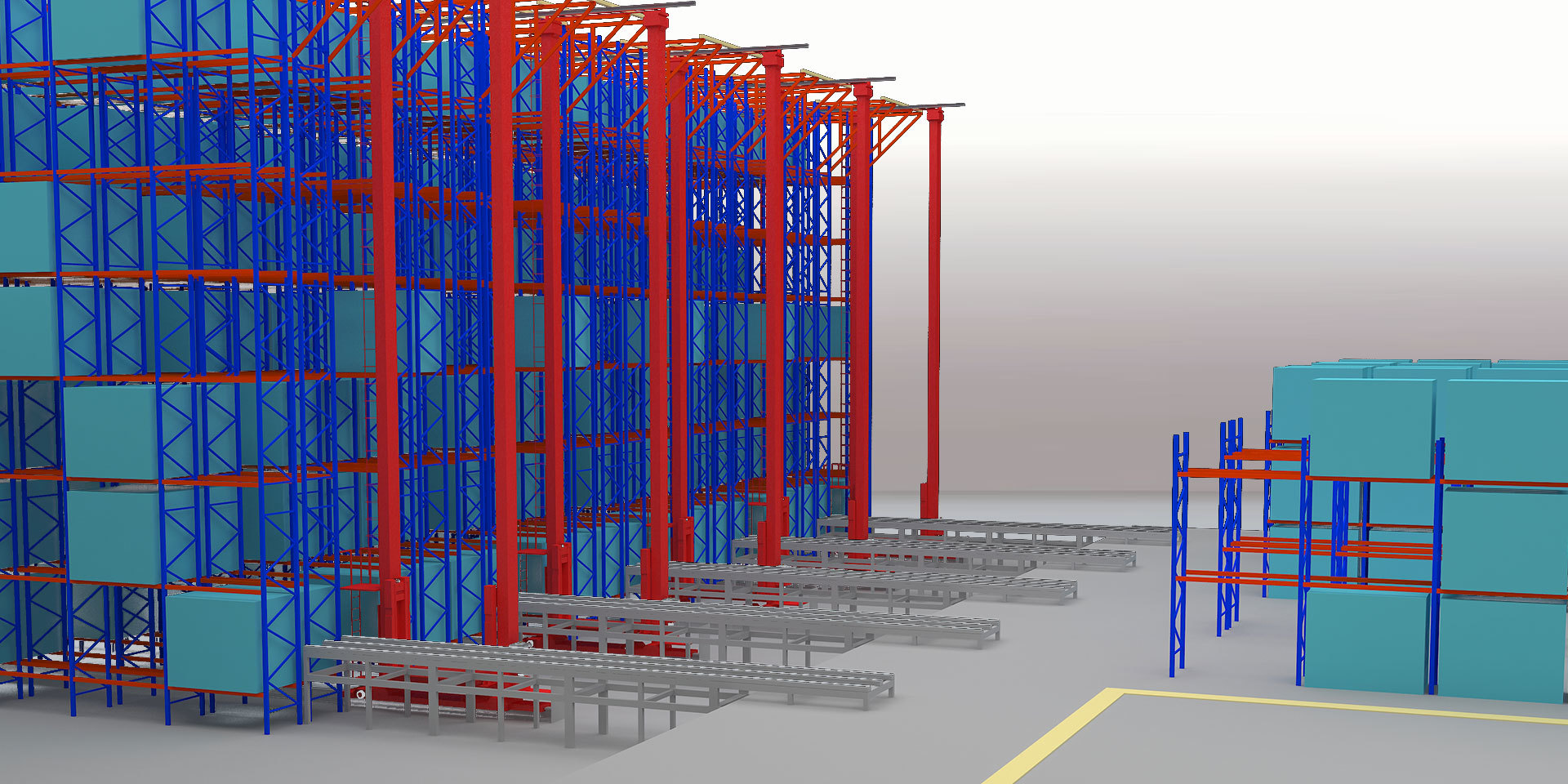 Automated storage racking Automated storage racking