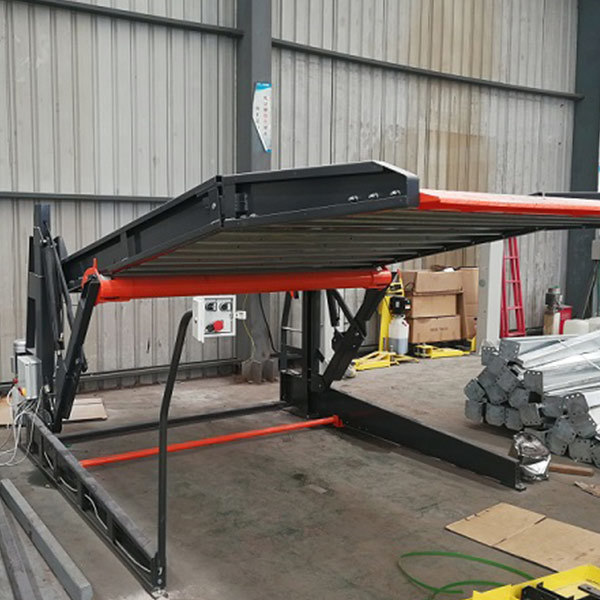 Tilt-type parking equipment