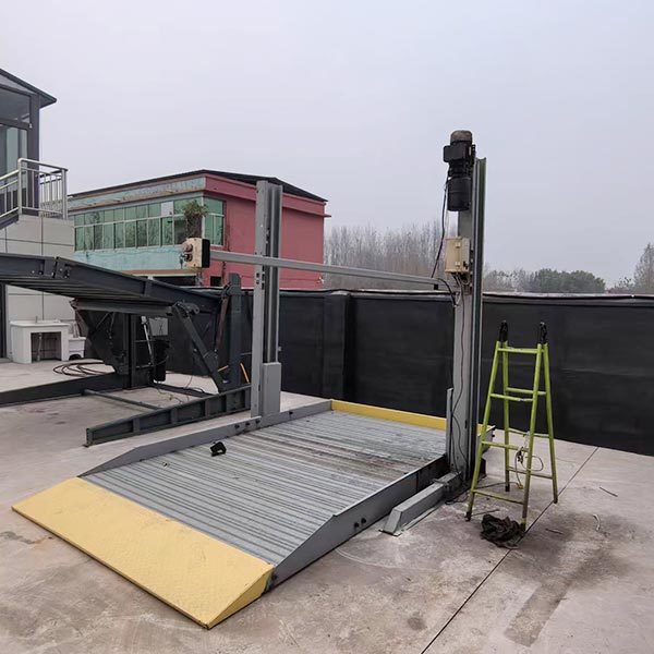 Two-column parking equipment