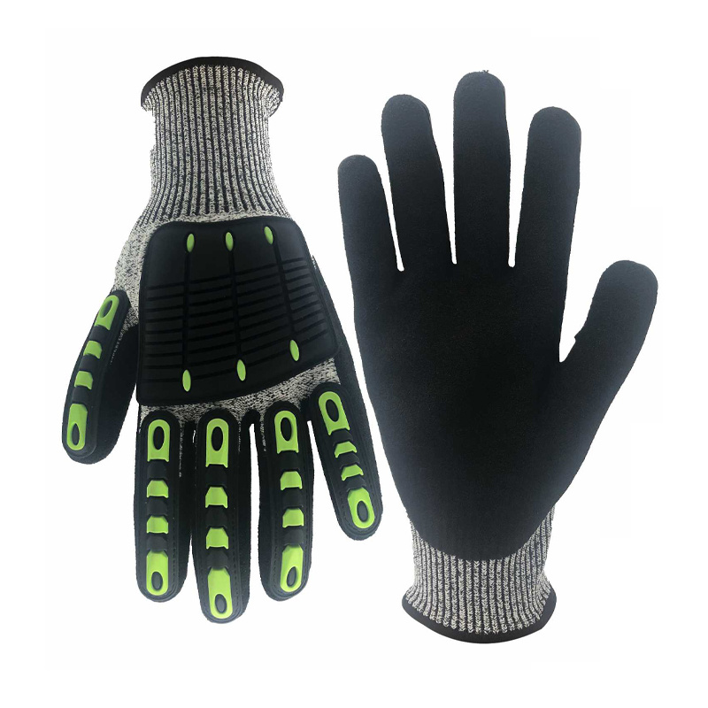 Cut A5 Hi-Vis mechanic glove supplier china