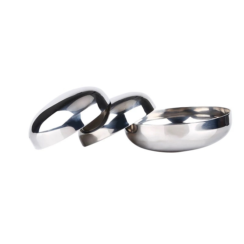 Stainless Steel 304 316L Welded Oval Head Cap Stainless Steel Spherical Cap Pipe Fitting Factory