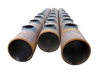 Seamless gas collection pipe