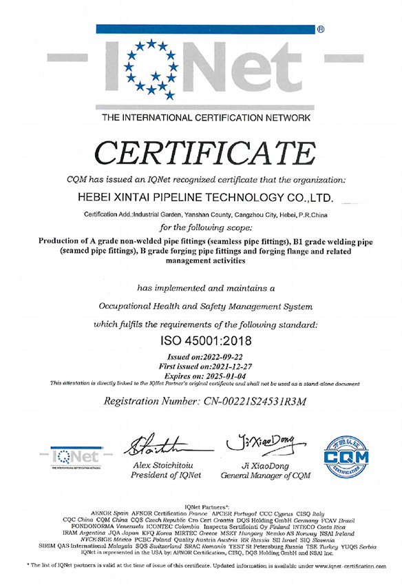 Occupational Health and Safety Management System Certificate-2 Occupational Health and Safety Management System Certificate-2