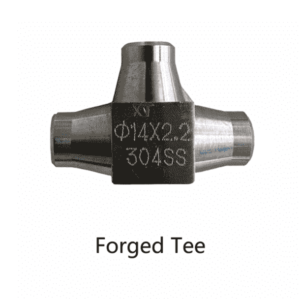 High Quality ASME Stainless Steel Forged End Tee Threaded Class Pipe Fitting with Smooth Surface for High Pressure