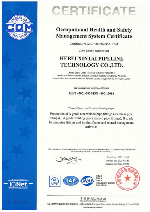 Occupational Health and Safety Management System Certificate-1 Occupational Health and Safety Management System Certificate-1