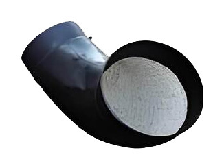Ceramic wear-resistant elbow