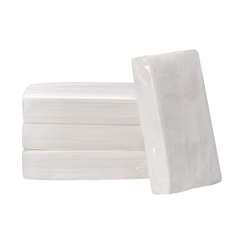Facial Tissue Paper with White Plastic Packaging