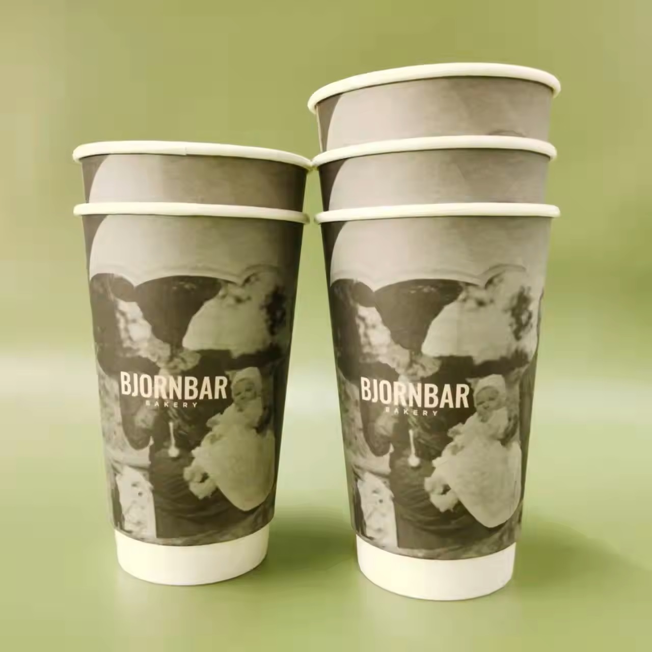 Ex-factory Price Quality Food Grade Biodegradable Heat Resistant Disposable Double wall Paper Coffee Milk Tea Cups