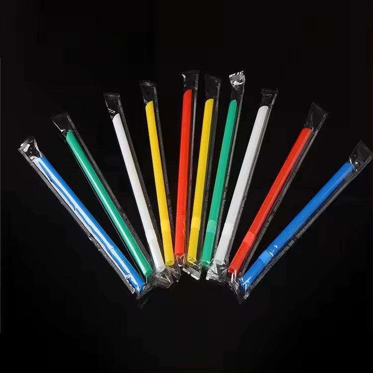 Food Grade Curved Plastic Drinking Straw Cocktail Lounge Wedding Birthday Party Special Summer Drinking Straws