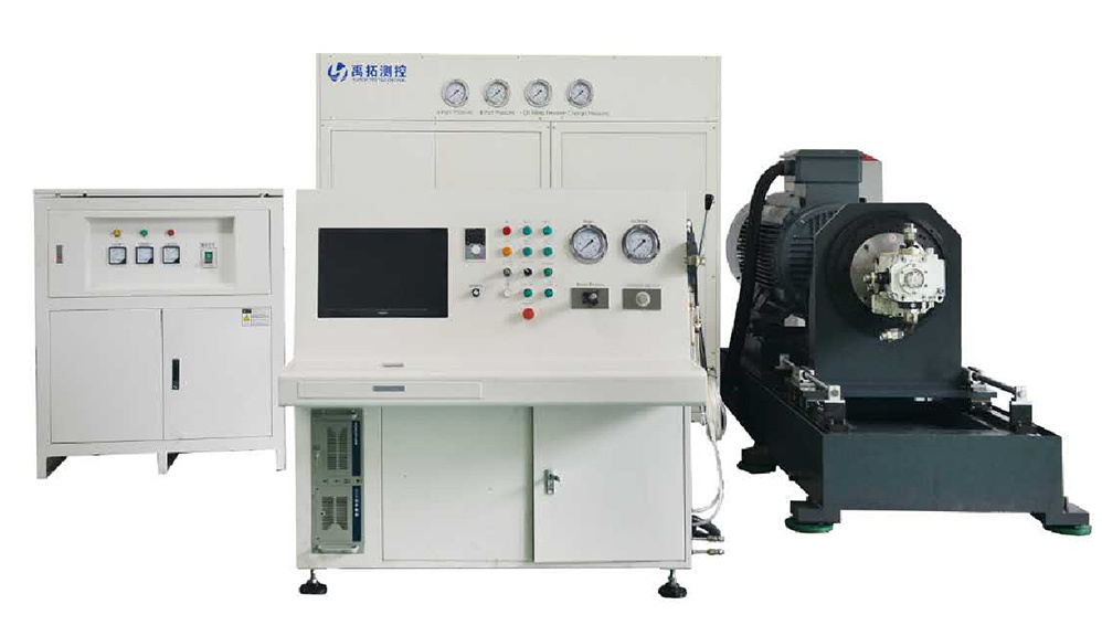 Hydraulic pump factory test bench