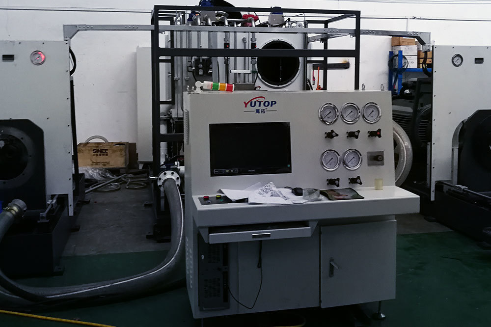Pump motor test bench