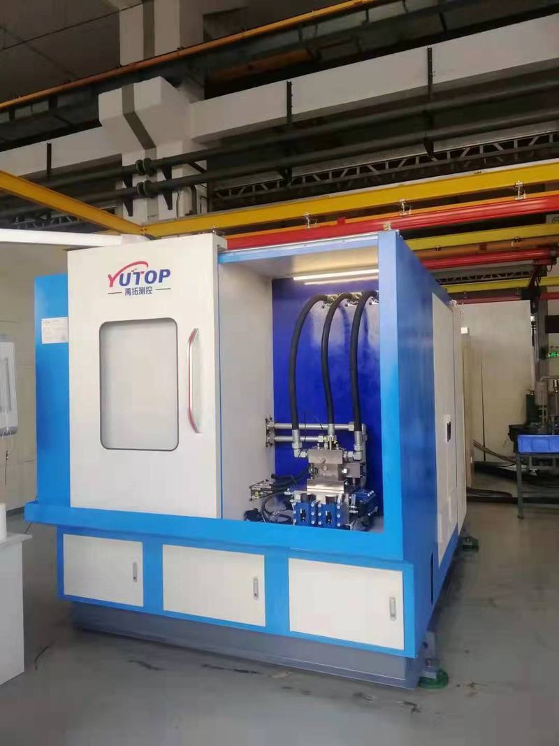 Balance valve factory test bench