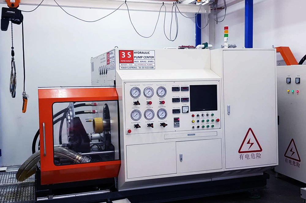 Hydraulic pump (motor) test bench