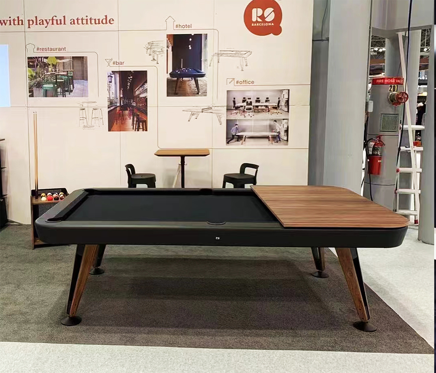 Billard américain de neuf boules sur mesure