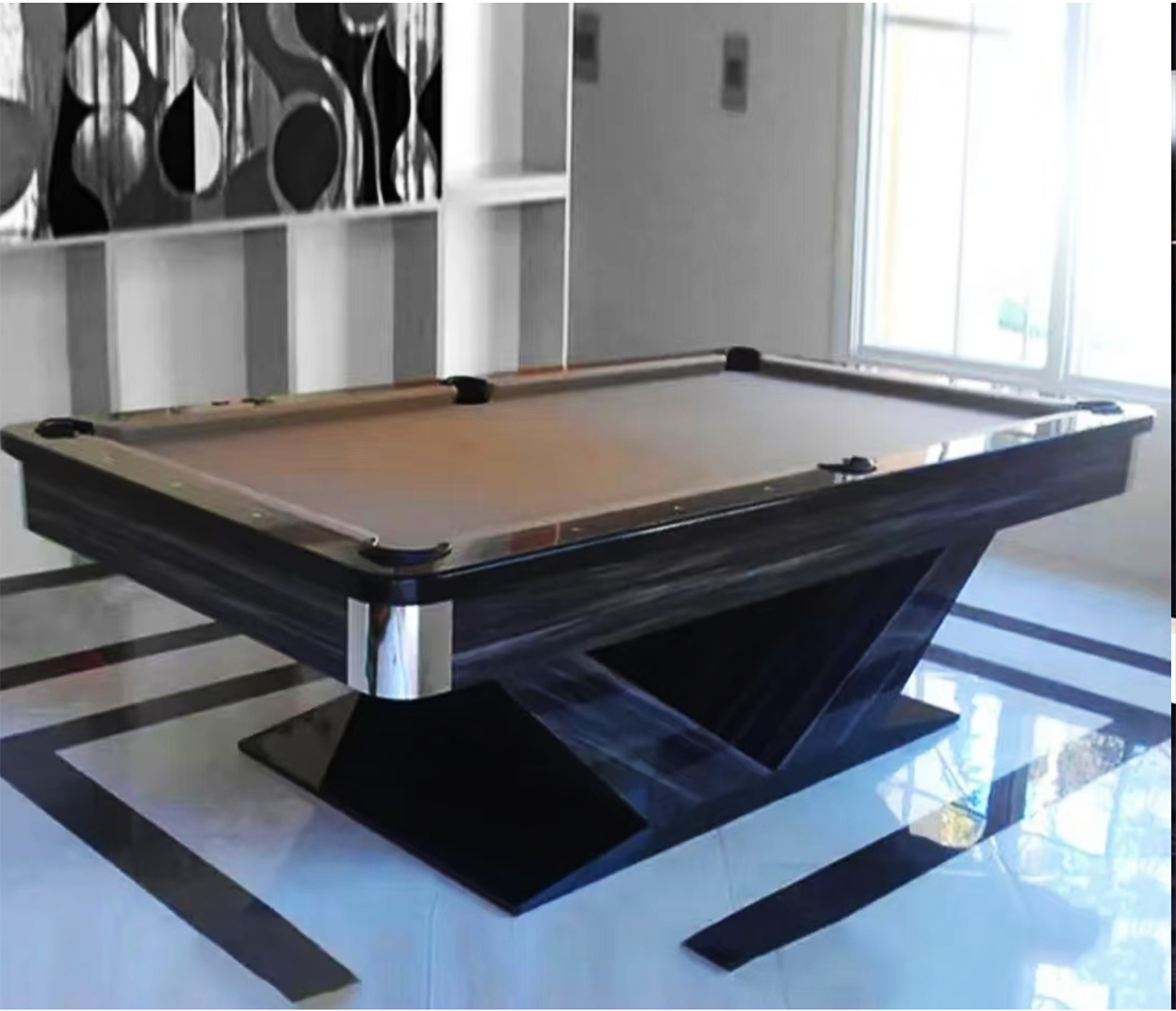 Billard américain de neuf boules sur mesure