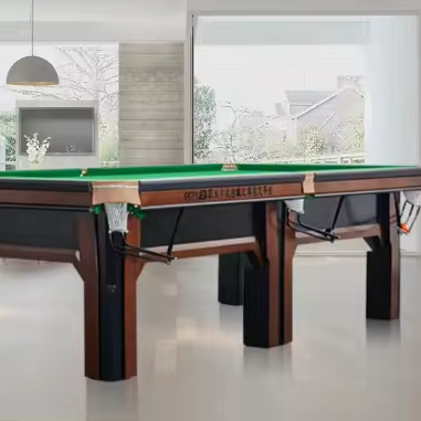 2024 Hot Selling 9 ft Snooker Table Solid Wood Billiard Table with Slate, Cushion and Cue Accessories