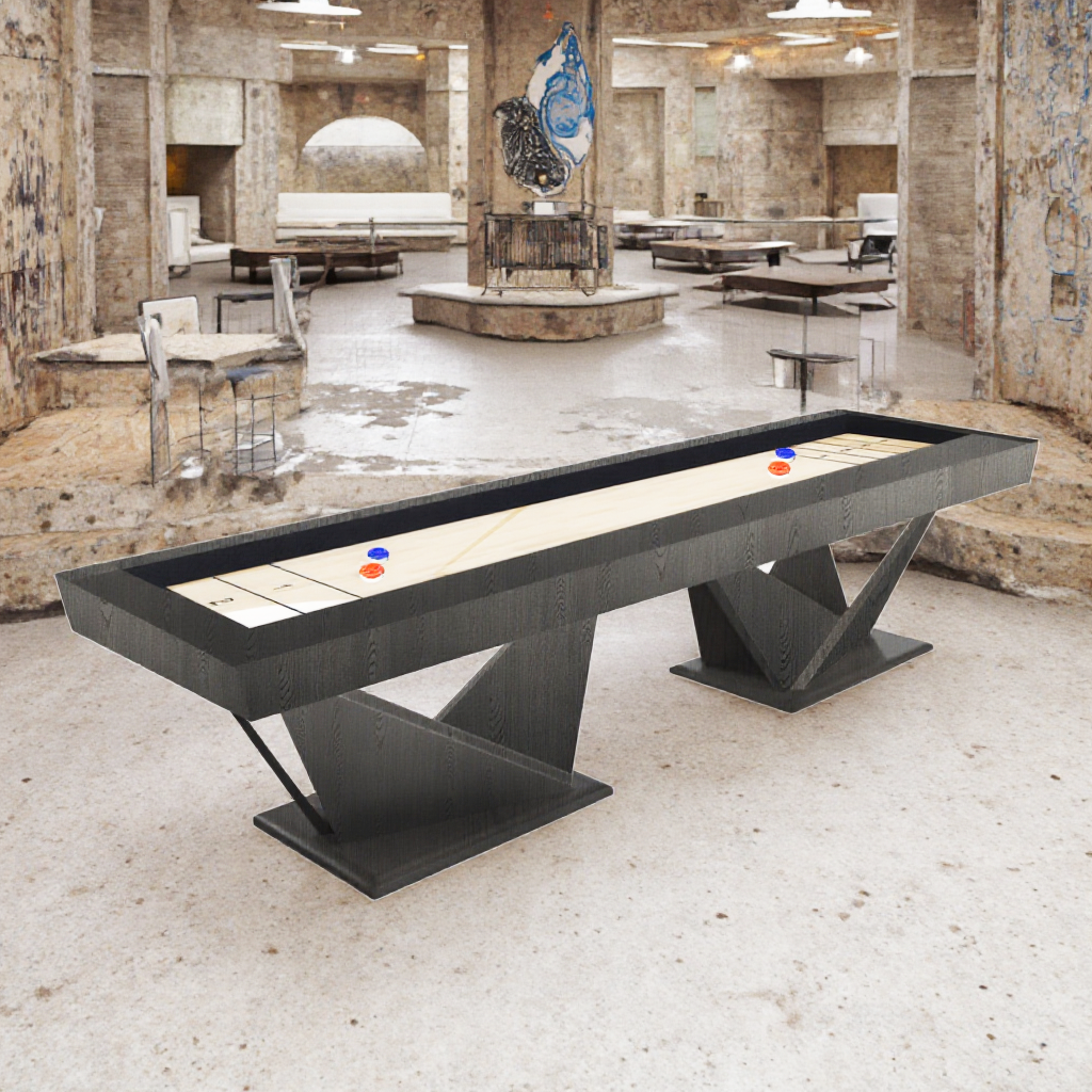Custom 9 ft/12 ft/14 ft/16 ft Solid Wood Indoor Push Mahjong Table, High-End Crystal Glass Indoor Push Mahjong Table