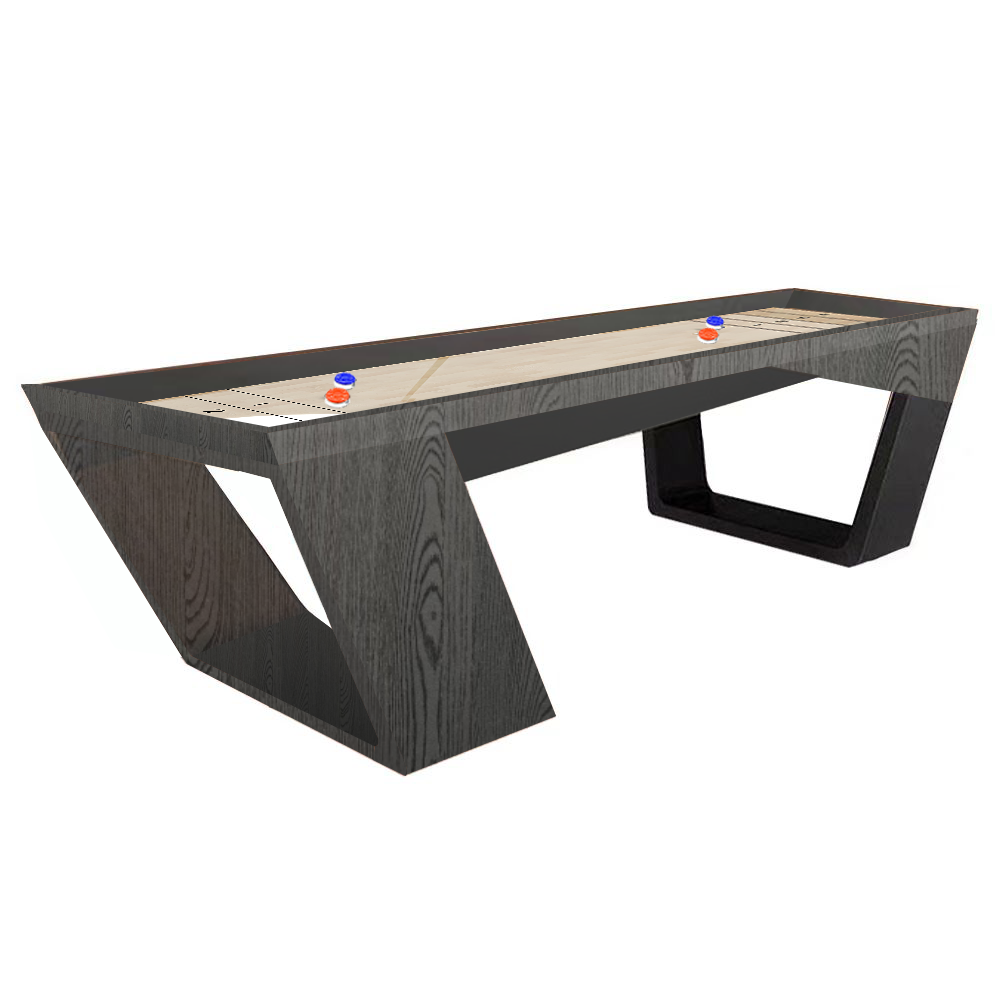 Popular high-end 9ft/12ft/14ft shuffleboard table custom wooden indoor shuffleboard table American luxury game table