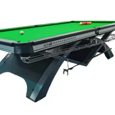 BC-34 High-Quality Solid Wood Slate Snooker Table Art Black 9 ft Slate Billiard Table